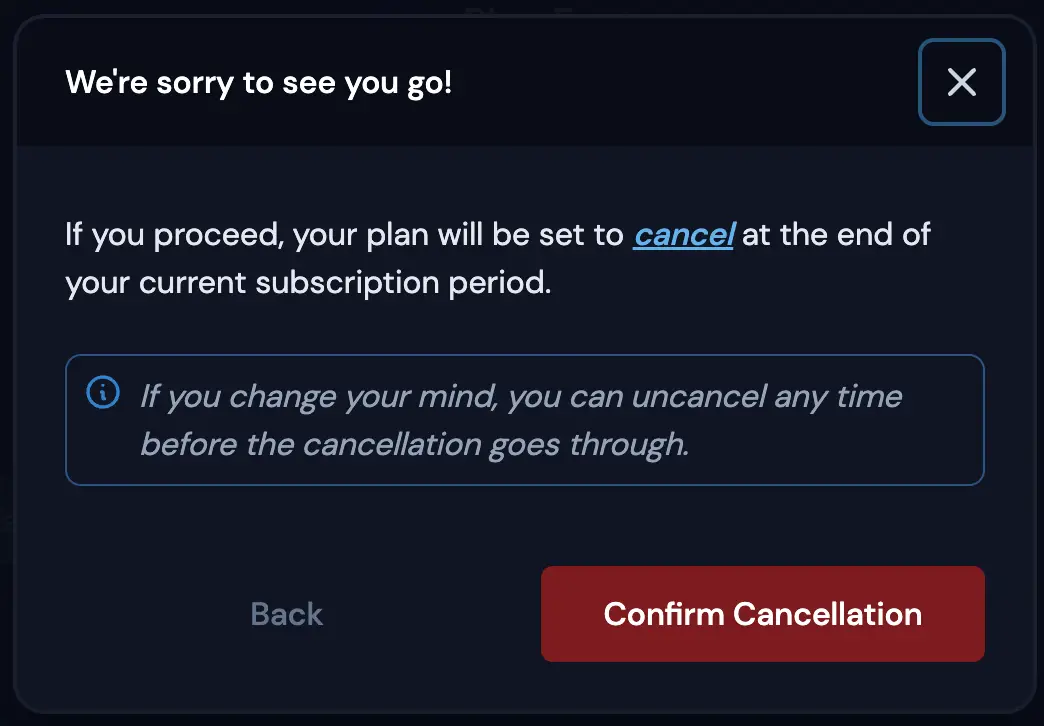 How can I cancel my subscription?