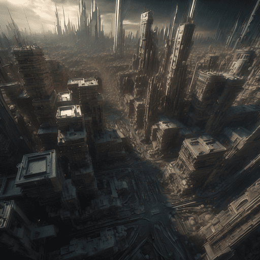 abstract city perfect composition beautiful detailed intricate insanely detailed octane render tr 692403871