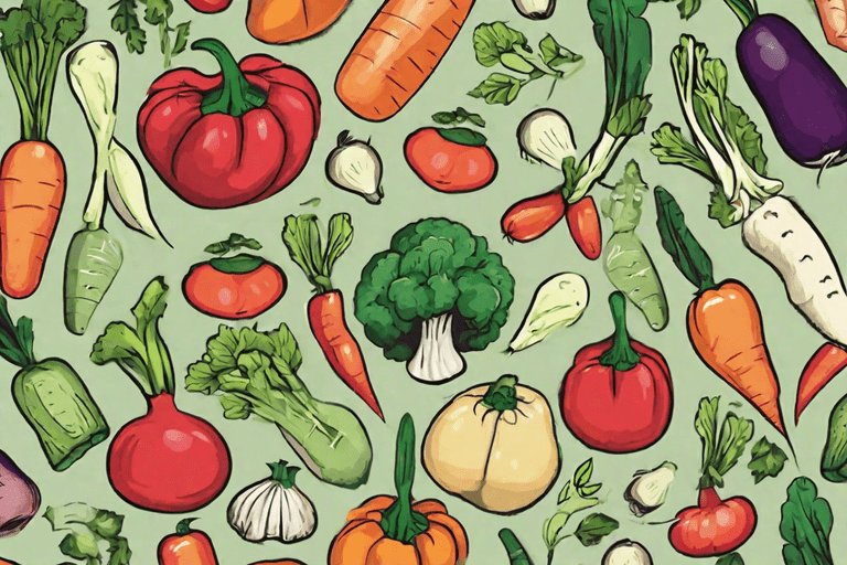 vegetable pattern illustration effect 880502463
