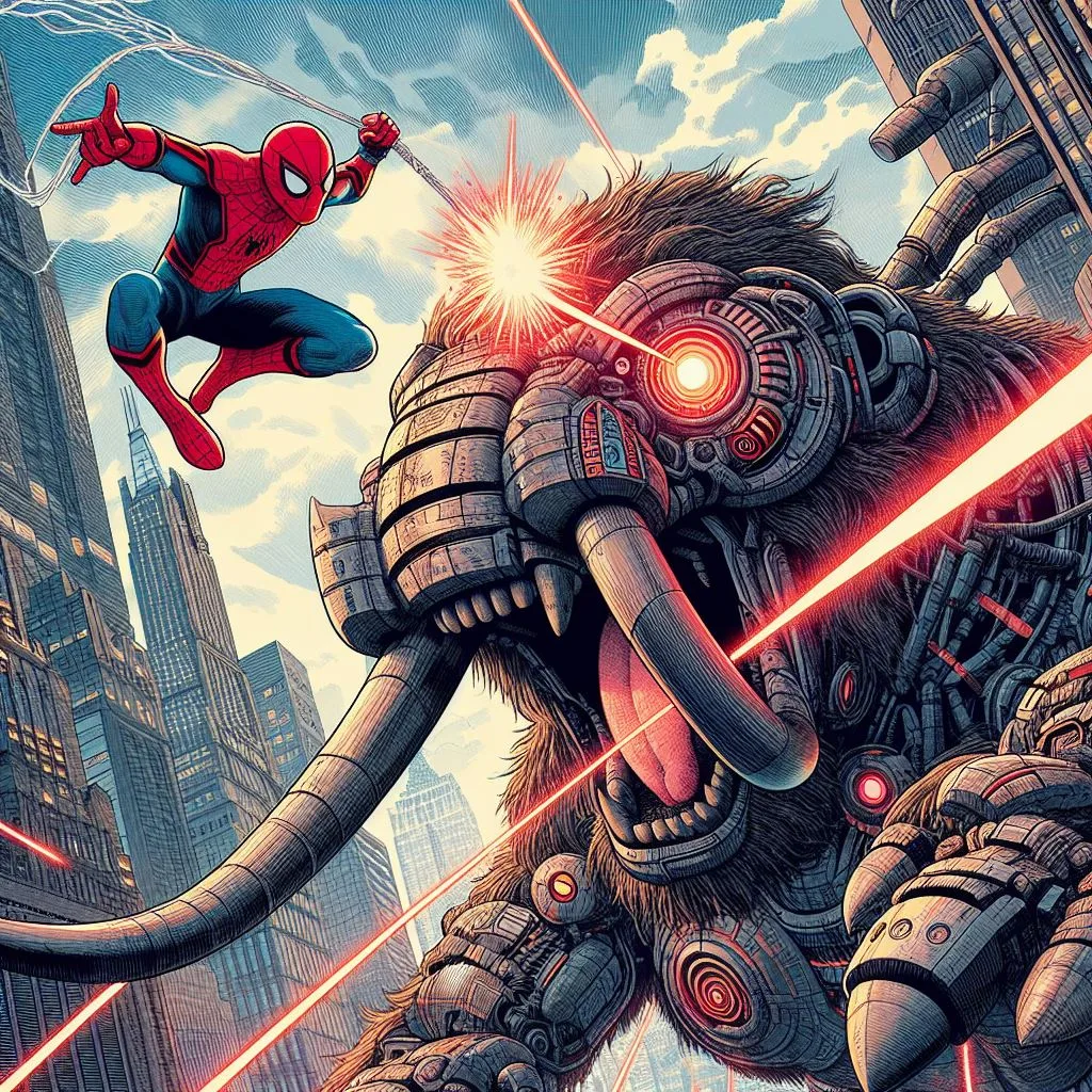 Spider-Man vs. the Robo-Mammoth